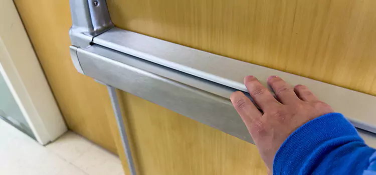 Installing a Push Bar on a Door Waldorf